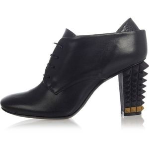 Genuine Fendi Spiked heel oxford anckle boot Sz 42